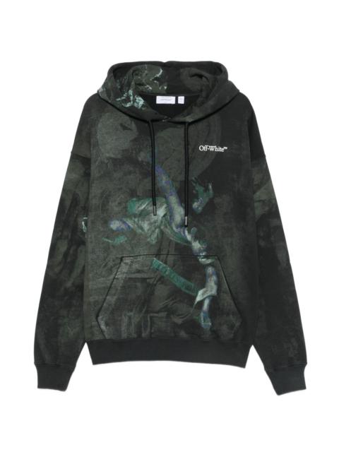 Off-White Off-White Men Dark Painting Skate Hoodie