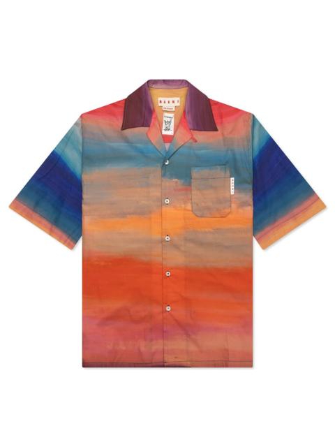 Marni POPLIN BOWLING SHIRT - MULTI