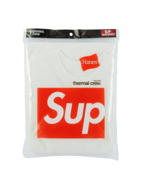 Supreme Hanes Tagless Tees (3) White - Stadium Goods