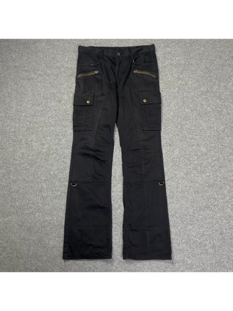 Other Designers Archival Clothing - VINTAGE🔥MICHEL KLEIN HOMME DOUBLE KNEE CARGO FLARE PANTS