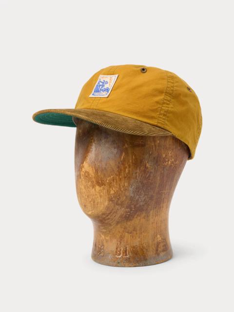 RRL by Ralph Lauren Corduroy-Bill Oilcloth Ball Cap