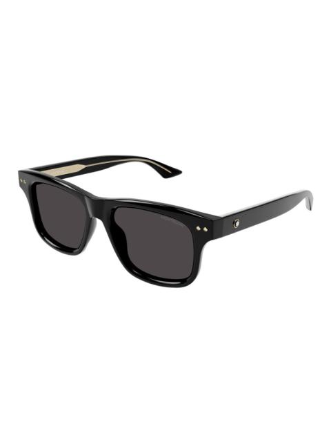 Montblanc Montblanc Grey Square Men's Sunglasses MB0319S 001 55