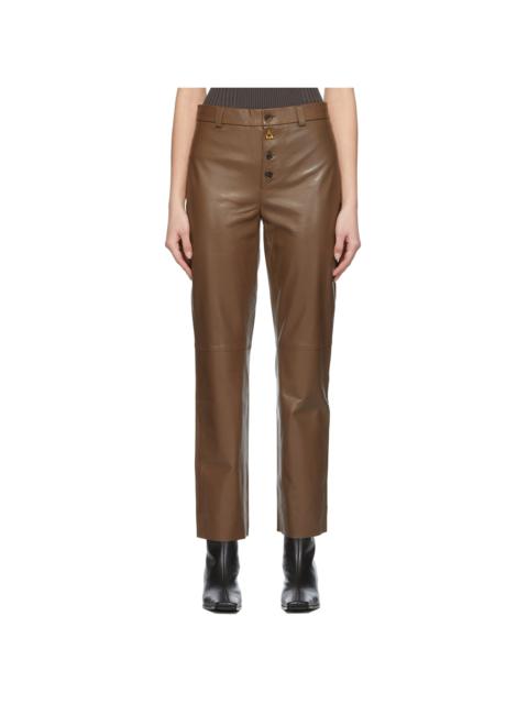 AERON Taupe Georgia Trousers