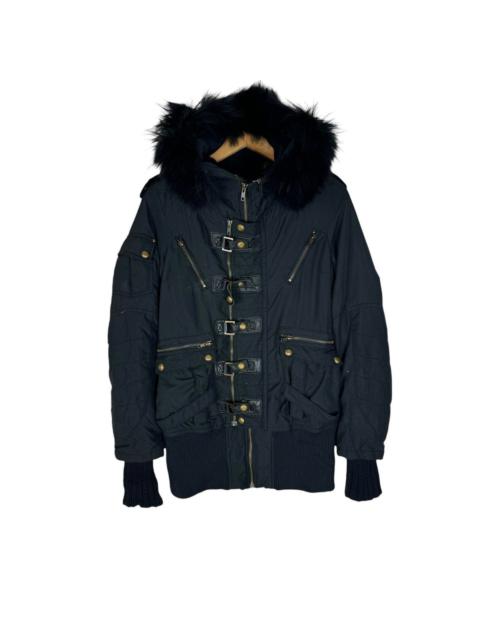 Sly Guild - 🌟SLY GLAMOUR BONDAGE FUR HOODIE JACKET