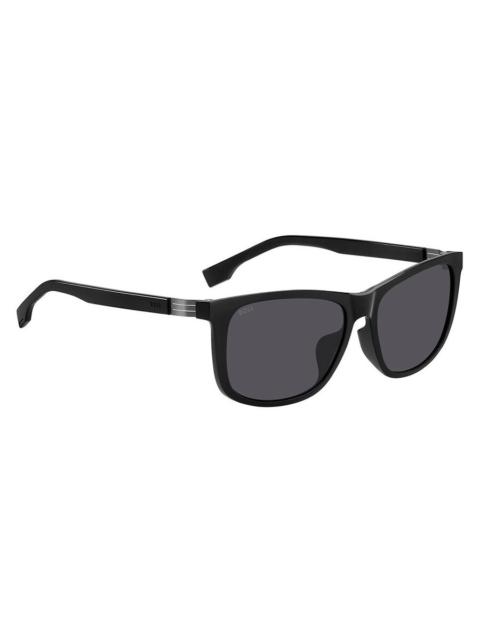 Hugo Boss - Hugo Boss Dark Grey Square Men's Sunglasses BOSS 1617/F/S 0807/IR 59