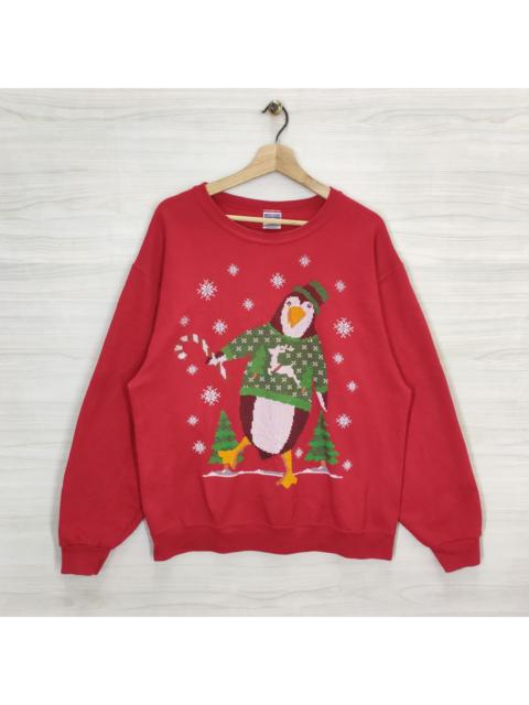 Other Designers Jerzees × Other - 90s Penguin Christmas Crewneck