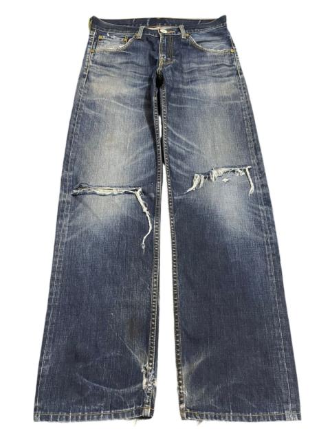 Levi's Vintage Levis 503 Blue Faded Wash Distressed Baggy Jeans