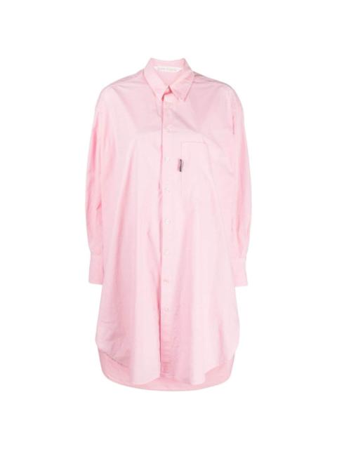 Palm Angels long-sleeve shirt dress