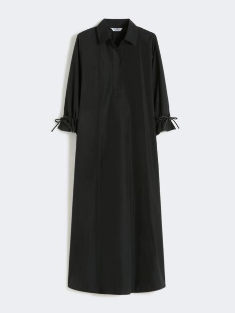 Max Mara Oversized cotton poplin dress - BLACK