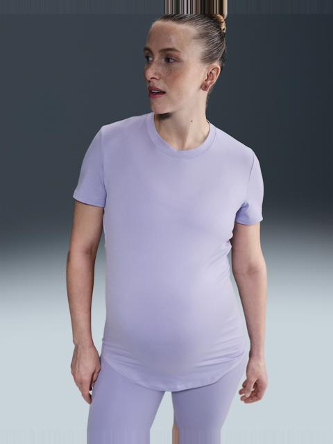 Nike Nike (M) One Women's Dri-FIT Slim-Fit Short-Sleeve Top (Maternity)
