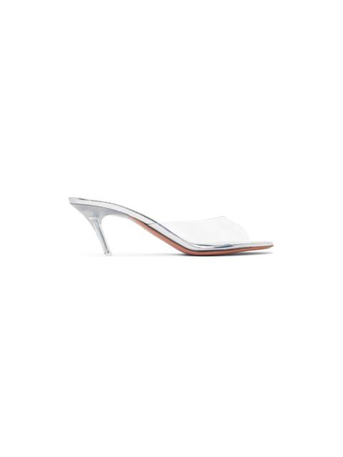 Amina Muaddi Transparent Alexa Glass 60 Heeled Sandals