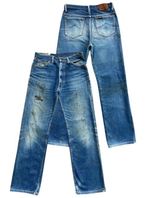 Other Designers Vintage 90s Bobson Distressed Stained Denim Jeans 31x30