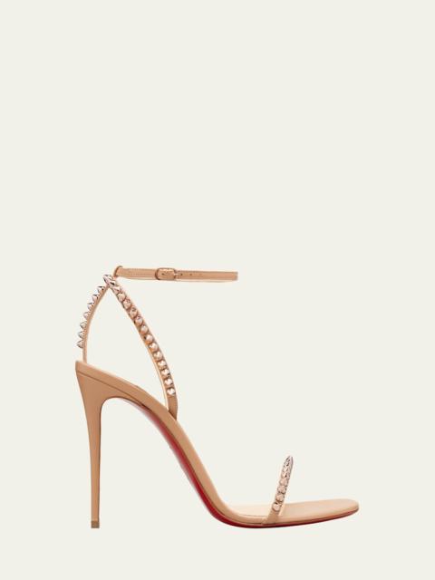 Christian Louboutin So Me Spike Red Sole Sandals