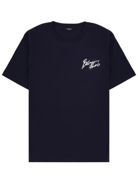 Balmain COTTON T-SHIRT WITH LOGO
