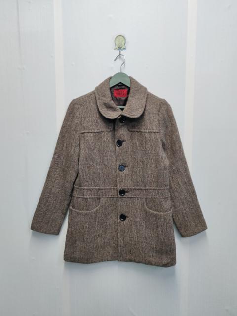 Other Designers Vintage - HARRIS TWEED HAND WOVEN WOOL JACKET (T97)