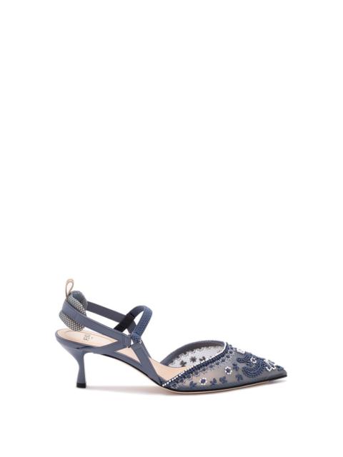 FENDI Fendi Women `Colibrì Bandana` Embroidery Pumps