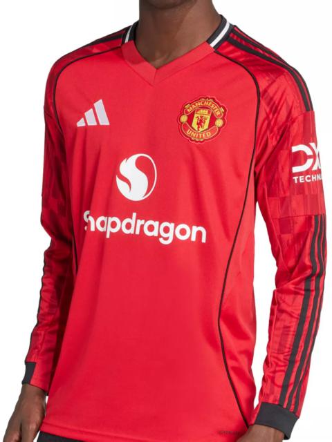 adidas adidas Adult Manchester United 2025 Red Home Replica Jersey