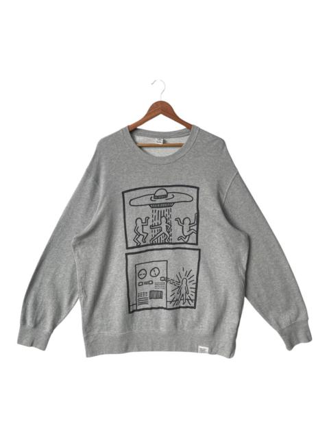 Other Designers Desiger Collab Keith Haring X UT Big Logo Sweatshirt/L