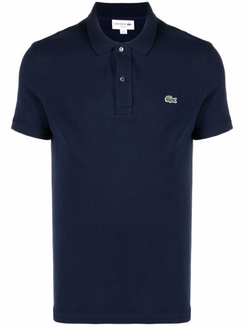 LACOSTE logo-embroidered polo shirt
