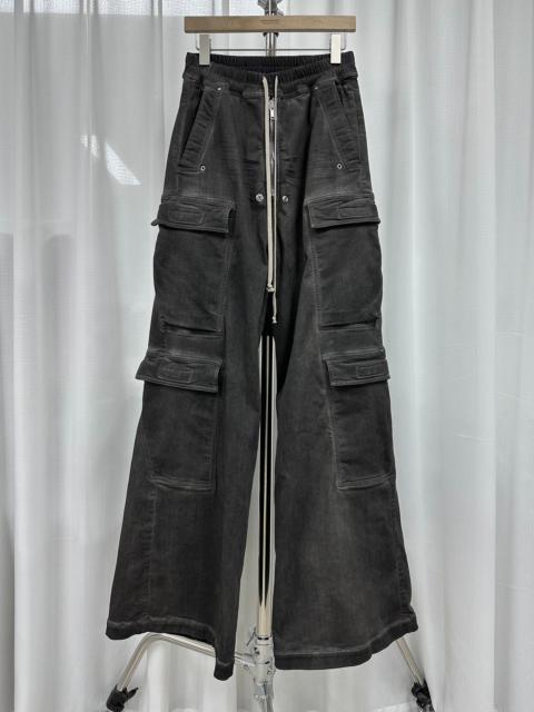 Rick Owens Rick Owens 23SS Geth Bela Cargo Washed Pocket Jeans Overalls