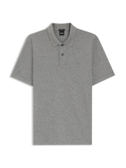 BOSS PALLAS POLO SHIRT IN COTTON PIQUÉ WITH EMBROIDERED LOGO