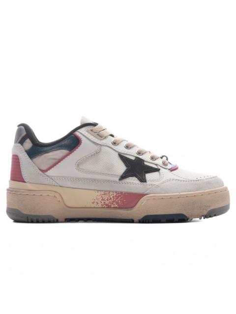 Golden Goose WOMEN'S FORTY2 - WHITE/OTTANIO/BLACK/MINERAL RED