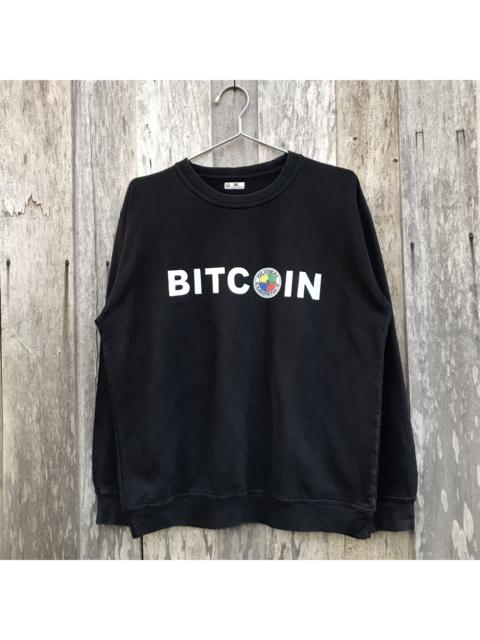 Other Designers Vintage - Global Currency Bitcoin Sweatshirt Big Logo