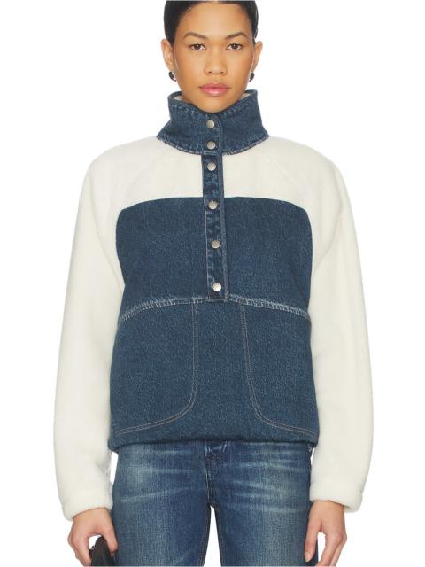 rag & bone Miramar Fleece Sherpa Popover