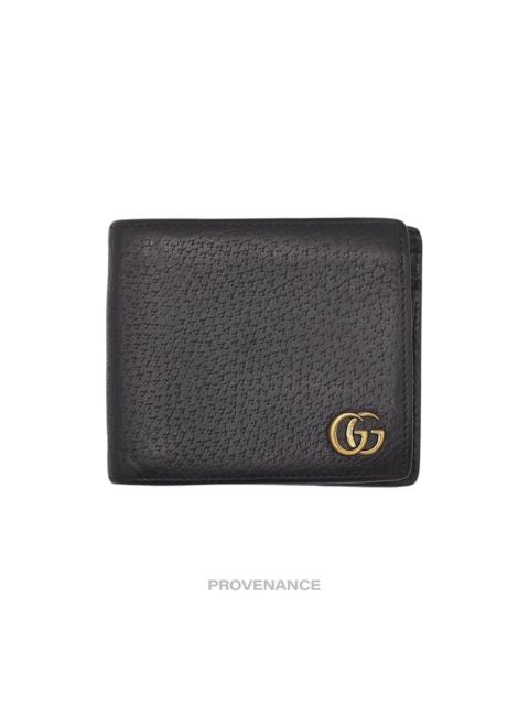 GUCCI Gucci GG Marmont Bifold Wallet - Black Leather