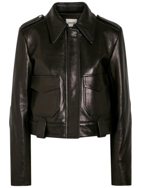 KHAITE Khaite Cordelia Leather Jacket
