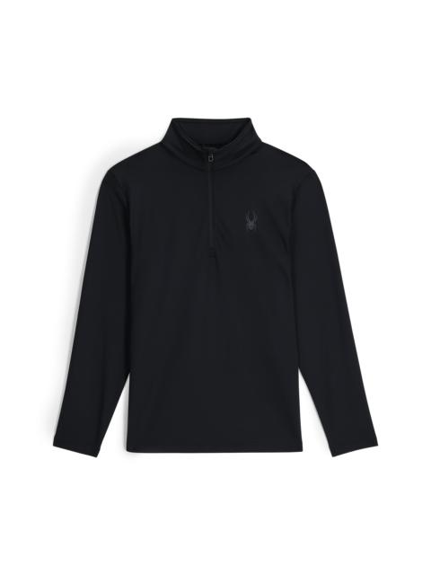 SPYDER Mens Prospect Half Zip T-Neck - Black