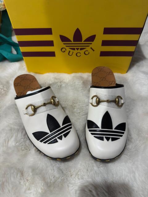 GUCCI Gucci new co-branded full-print clogs and leather slippers