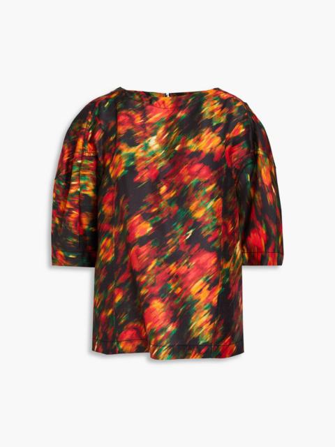 3.1 Phillip Lim Printed satin-twill top