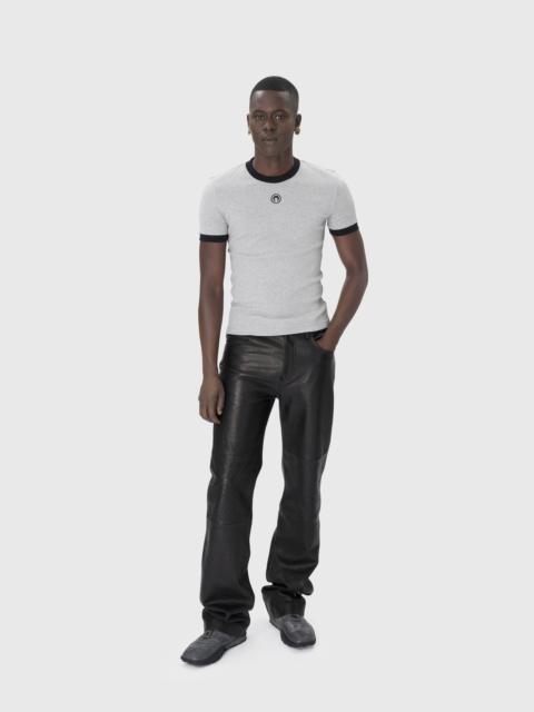 Marine Serre Moon Logo Jersey Fitted T-Shirt