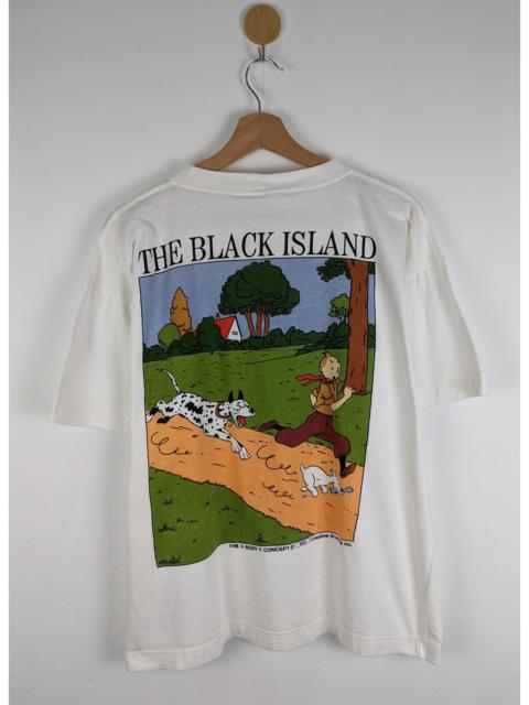 Other Designers Vintage - Vintage Tintin The Black Island shirt 90s