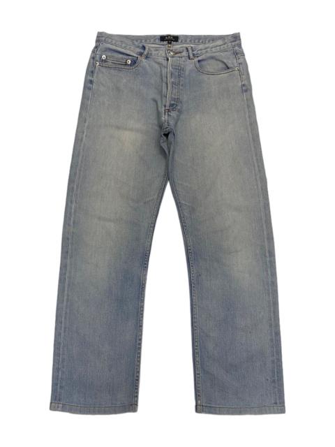 VINTAGE APC JEANS DISTRESSED DENIM