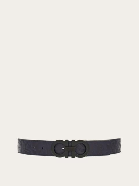 FERRAGAMO Reversible and adjustable Gancini belt