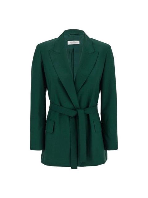 Max Mara MAX MARA Talento Green Wool Blazer Jacket New & Authentic (W