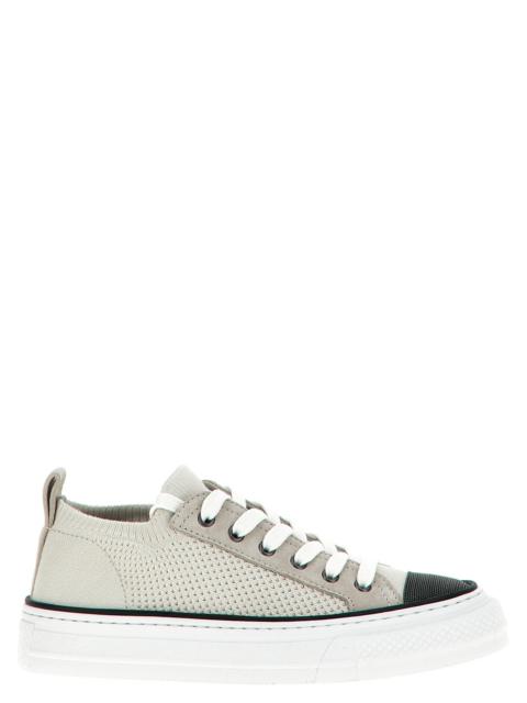 Brunello Cucinelli Monile Knit Sneakers Multicolor