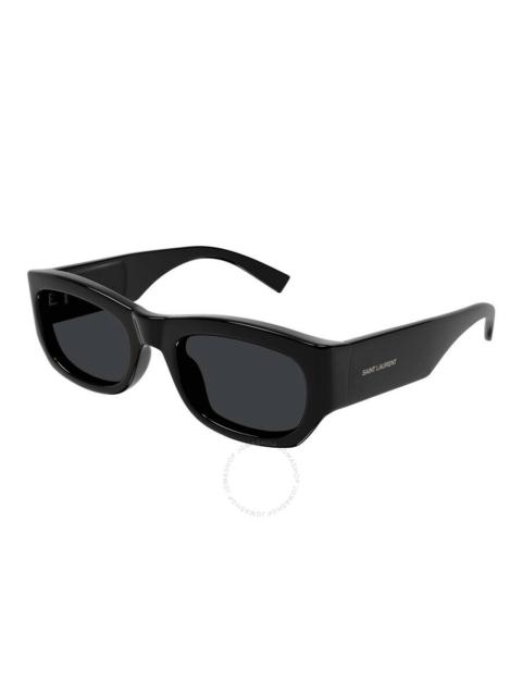 SAINT LAURENT Saint Laurent Dark Grey Rectangular Ladies Sunglasses SL 713 001 53