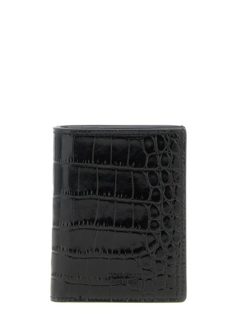 TOM FORD Tom Ford Men Cardholder Stmpa Crocodile