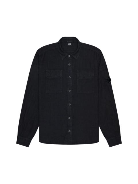 C.P. Company C.P. Company Linen Pocket Shirt 'Black'