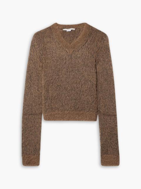 Stella McCartney Brushed ribbed-knit sweater
