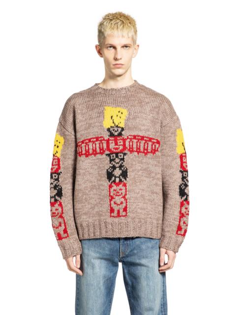 Kapital Hans Knit Peckish Totem Pole Cowichan Sweater