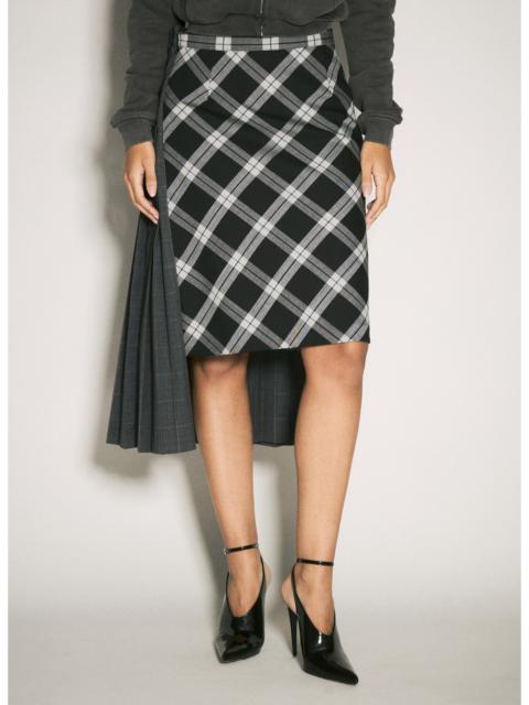 BALENCIAGA Balenciaga Women Taped Double Skirt