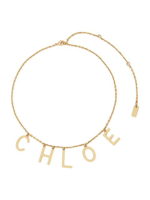 Chloé Chloe' Letters Necklace