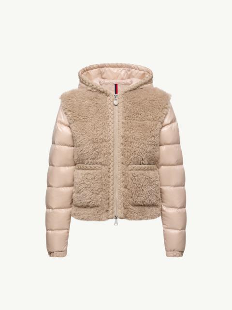 Moncler Plantay Hooded Teddy Short Down Jacket