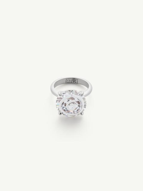 MM6 Maison Margiela White paint ring