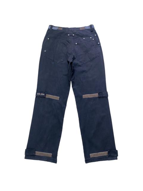 Other Designers Vintage - SOLJAH Velcro Strap Baggy Pants Similar Girbaud