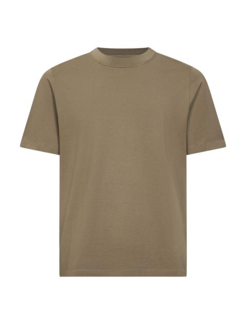 Brunello Cucinelli Brunello Cucinelli Men Khaki Cotton Jersey Crewneck T-Shirt